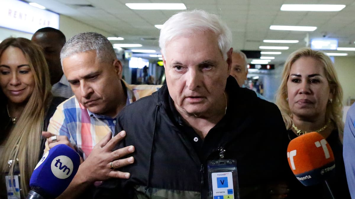 Ordenan detención preventiva del expresidente panameño Martinelli