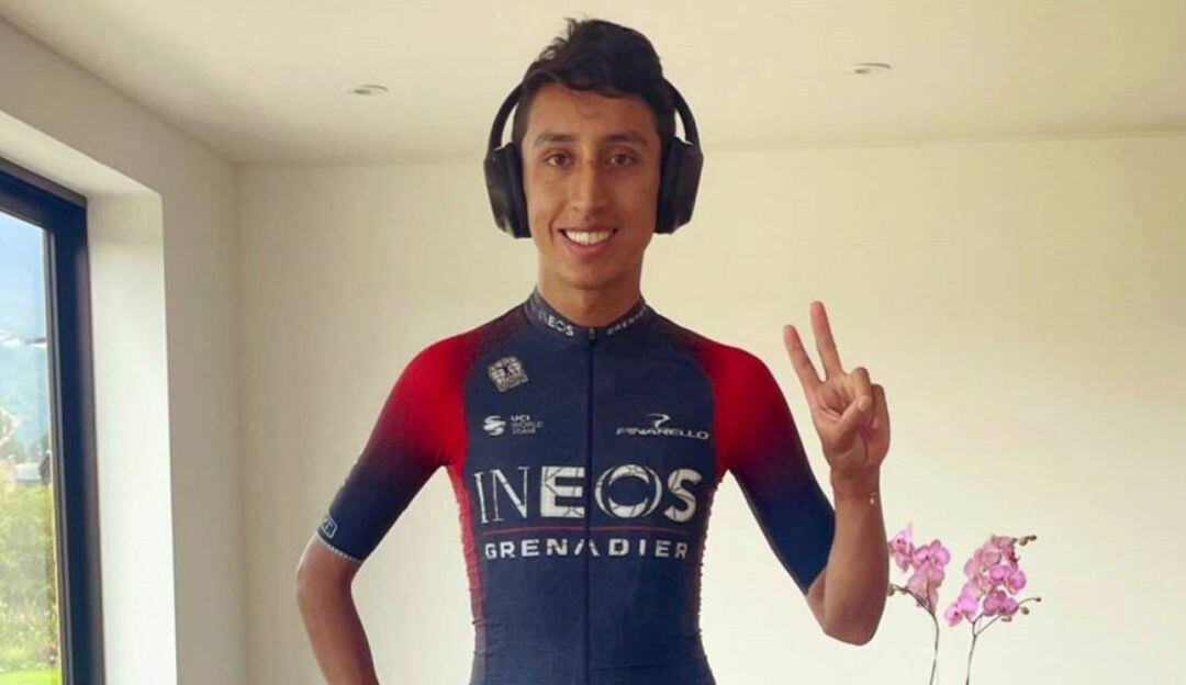 Egan Bernal en su recuperación