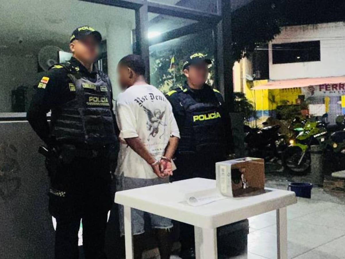 Capturan a alias ‘El Paya’ con un arma de fuego en la vía Perimetral