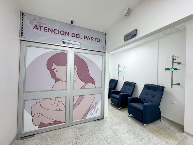 Nueva sala de Urgencias Maternas del Hospital Marco Fidel Suárez. Cortesía: Gobernación de Antioquia.
