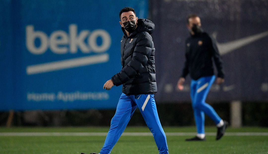 Xavi, entrenador del Barcelona
