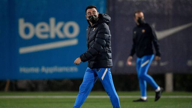 Xavi, entrenador del Barcelona