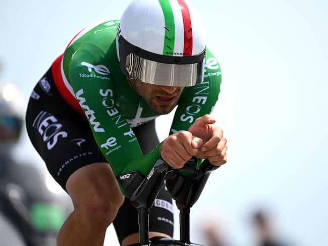 Filippo Ganna, vencedor de la etapa 10 del Giro de Italia / Getty Images