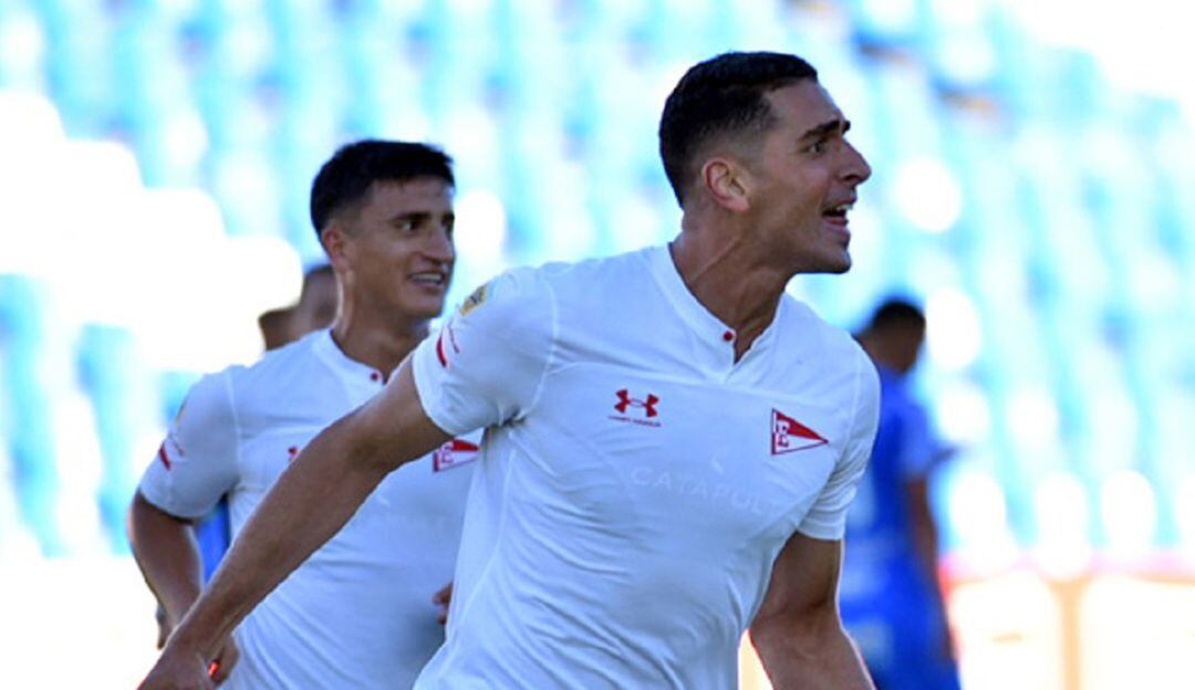 Pablo Sabbag anotó su primer gol con Estudiantes de la Plata.