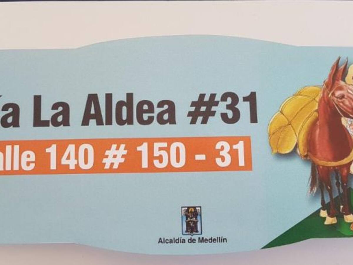 El arriero será el símbolo en las placas domiciliarias en Palmitas