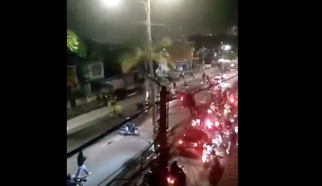 Enfrentamientos en el barrio Sindical