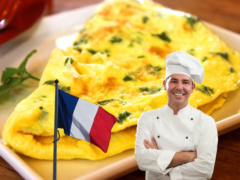 Truco de expertos para preparar tortilla francesa. Fotos tomadas de Canva
