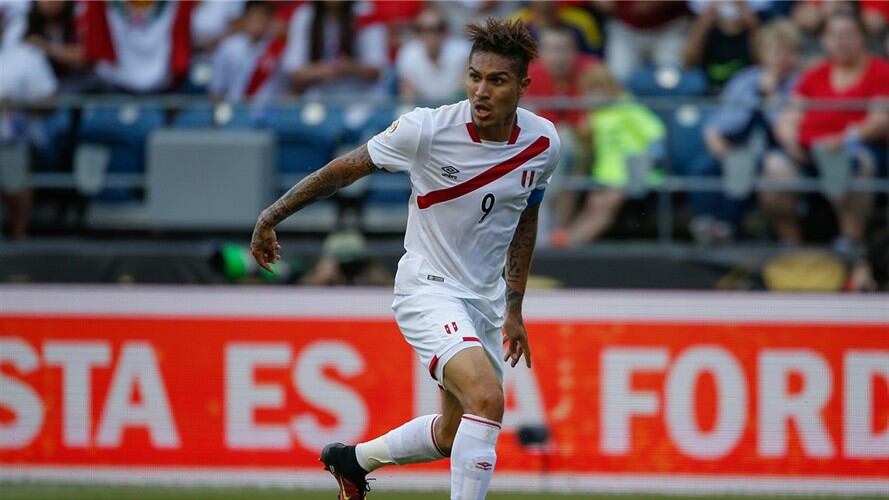 El delantero de la Selección de Perú, Paolo Guerrero. Foto: Getty Images