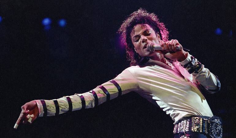 Imagen de archivo de Michael Jackson en un concierto en Kansas, EE.UU., en 1988.
