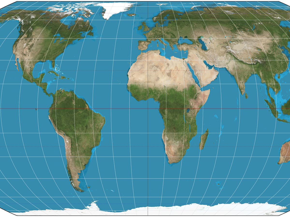 Naciones Unidas adopta resolución que establece un mapa con el tamaño real de los continentes