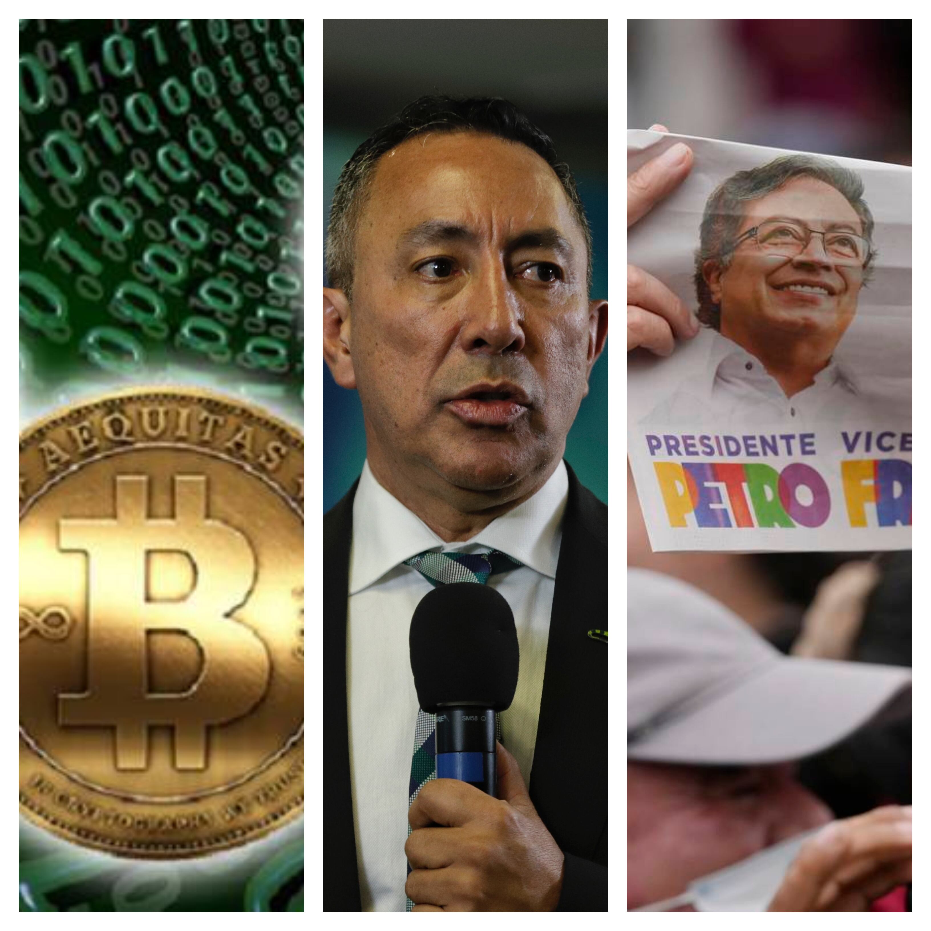 Imagen en referencia a la presunta entrada de criptomonedas a la campaña Petro Presidente