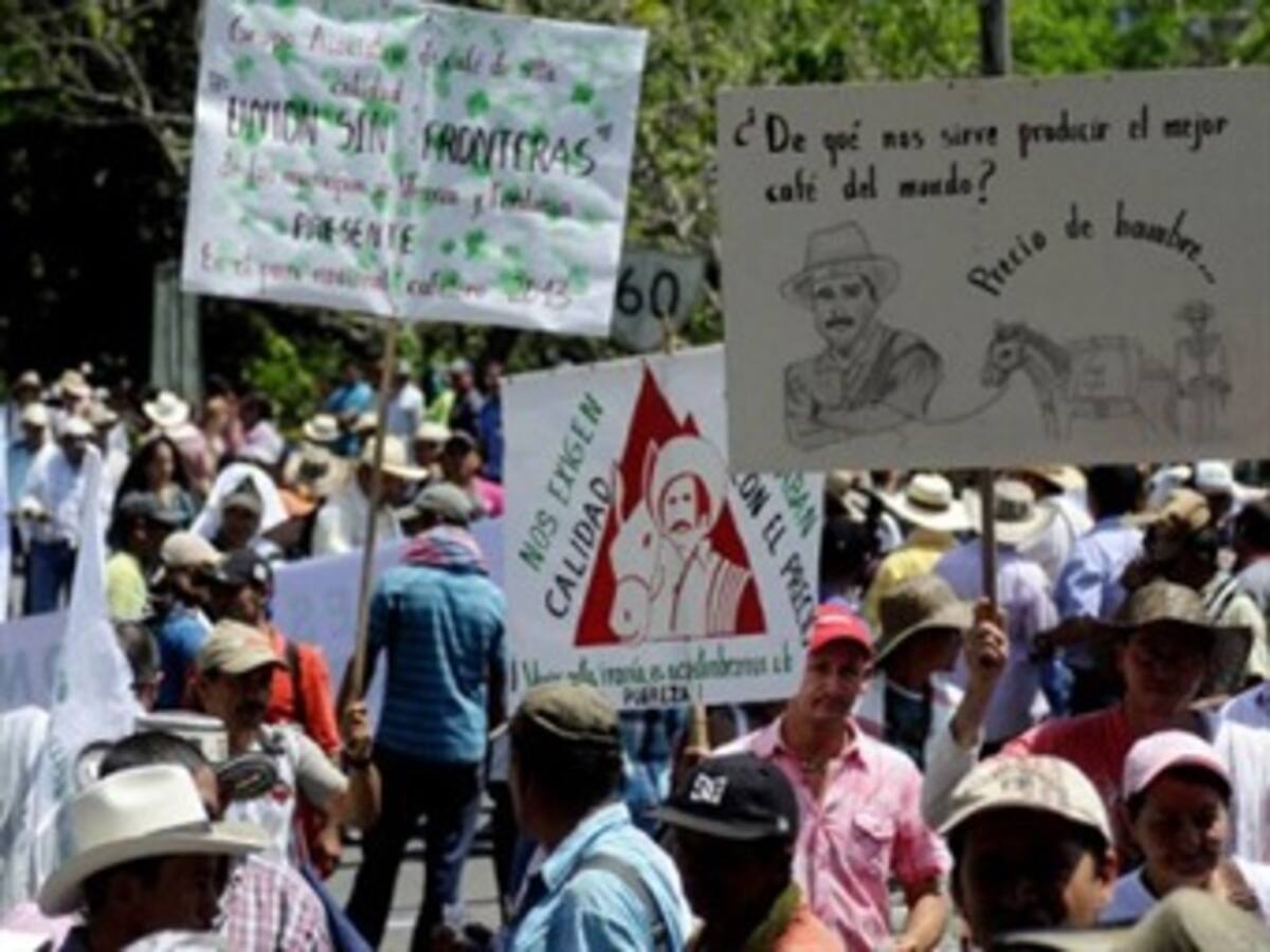 Cumbre de ministros en Palacio busca solución al paro cafetero
