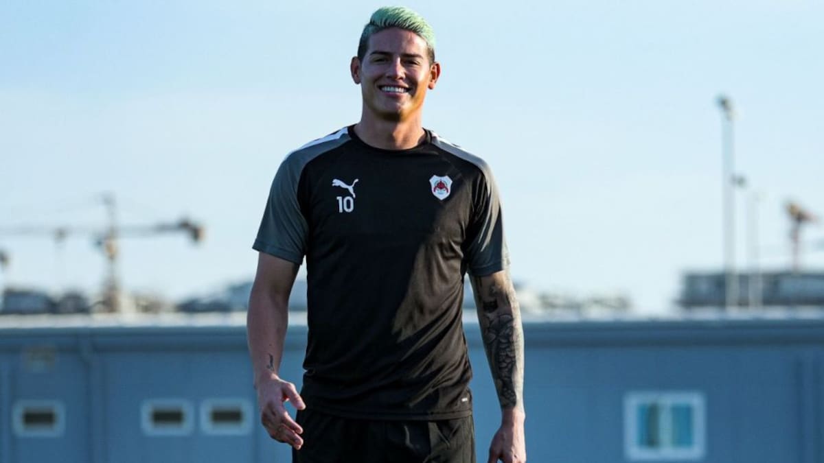 ¿Cuándo volvería a jugar James con el Al-Rayyan? Esto dijo el mismo jugador