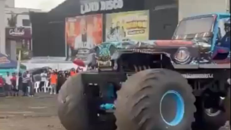 “Agarré a mi hijo y corrí”: dramático relato de testigo de accidente con ‘Monster Truck’ en Popayán