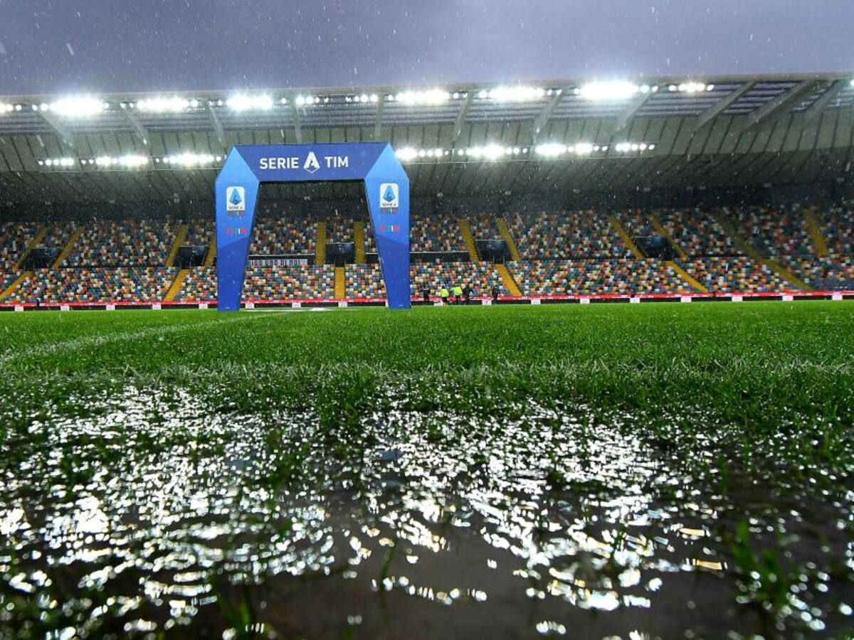 La lluvia obliga a suspender el partido entre el Atalanta y el Udinese