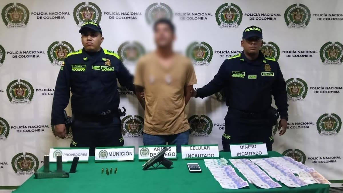 Capturado alias ‘Murdoc’, de la banda criminal San Pablo, vinculado a cinco homicidios en Medellín