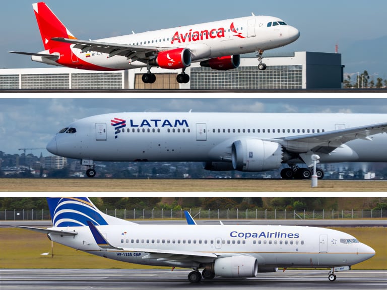 Imagen de referencia | Vuelo de Avianca - Avión de LATAM - Vuelo de Copa Airlines: Getty Images.