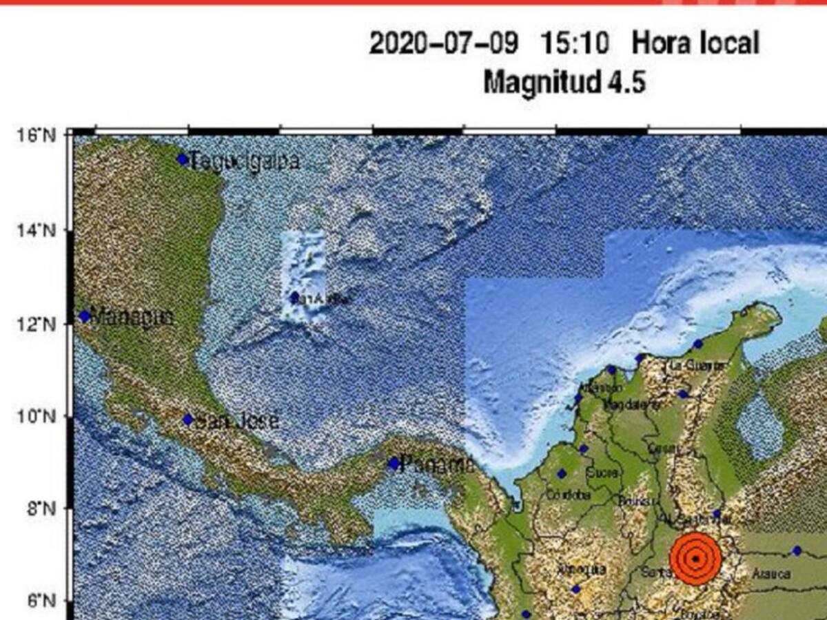 Nuevo sismo sacudió este jueves Santander