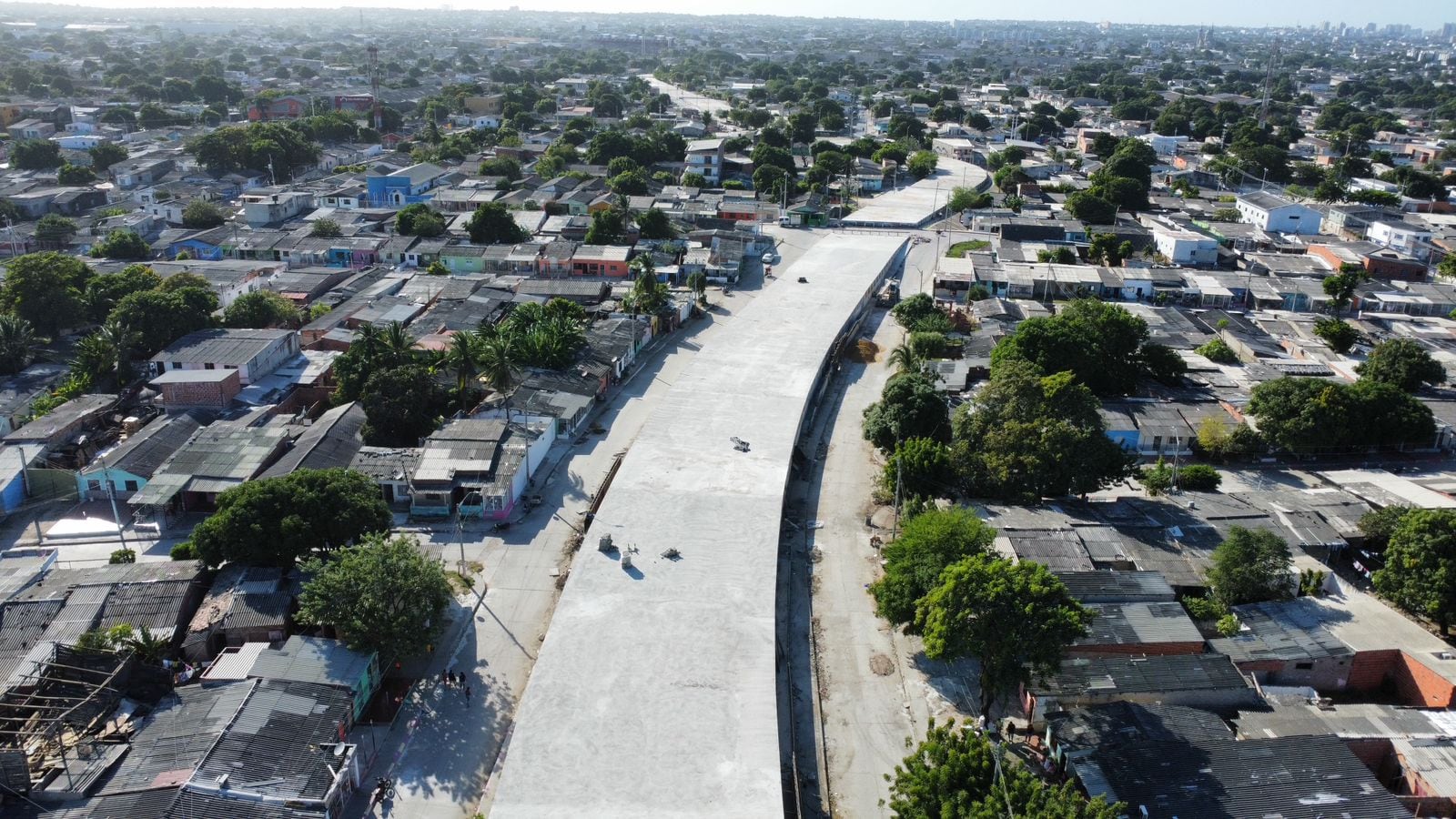 Malecón del Suroriente. Foto: cortesía Alcaldía de Barranquilla.