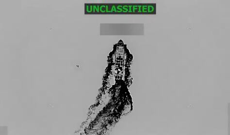 Nuevo ataque contra una embarcación en aguas del mar Caribe. Foto: Secretaría de Guerra de Estados Unidos