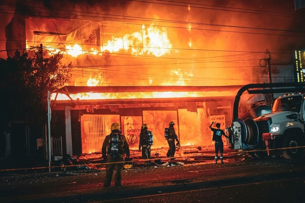 Gobernación de Bolívar desplegó organismos de socorro de cuatro municipios para controlar incendio en Cartagena
