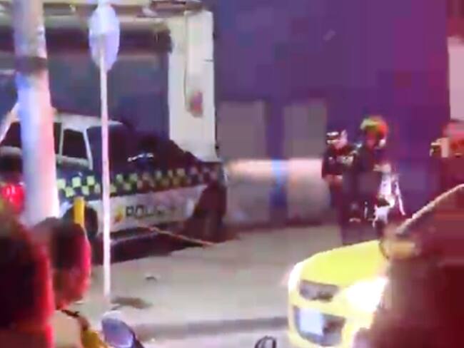 Un policía herido dejó ataque sicarial contra una patrulla en el oriente de Cartagena