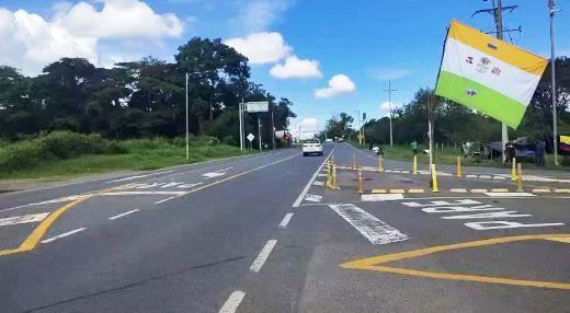 Despejan la troncal de occidente a la altura de Remolinos en la vía vía que comunica a Risaralda con Caldas y a su vez con Antioquia.