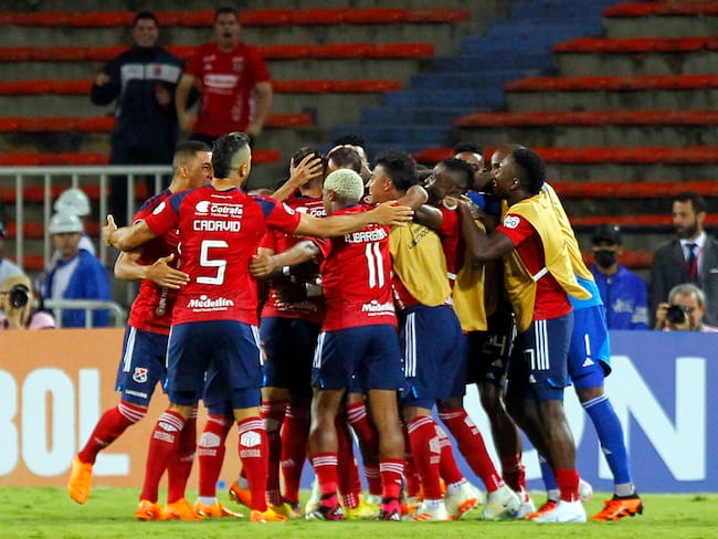 Independiente Medellín ganó, gustó y goleó en Copa Libertadores. (Photo by Fredy BUILES / AFP) (Photo by FREDY BUILES/AFP via Getty Images)