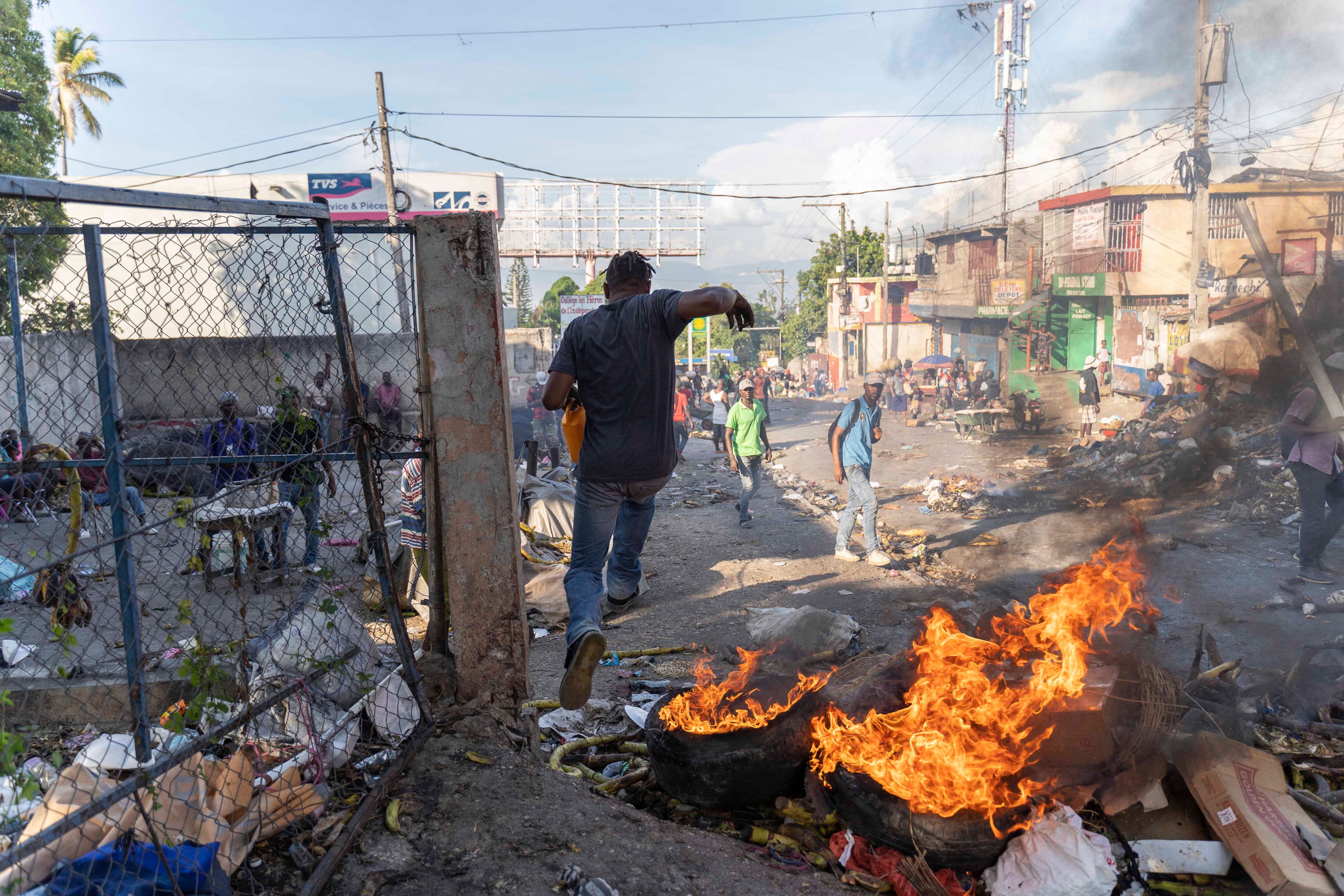 Protestas en Haití.