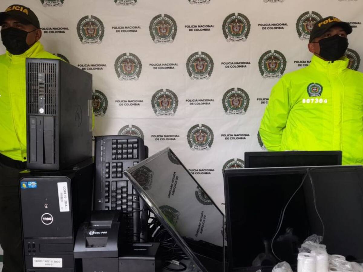 Elementos para juegos de azar ilegales, incautados en Bolívar