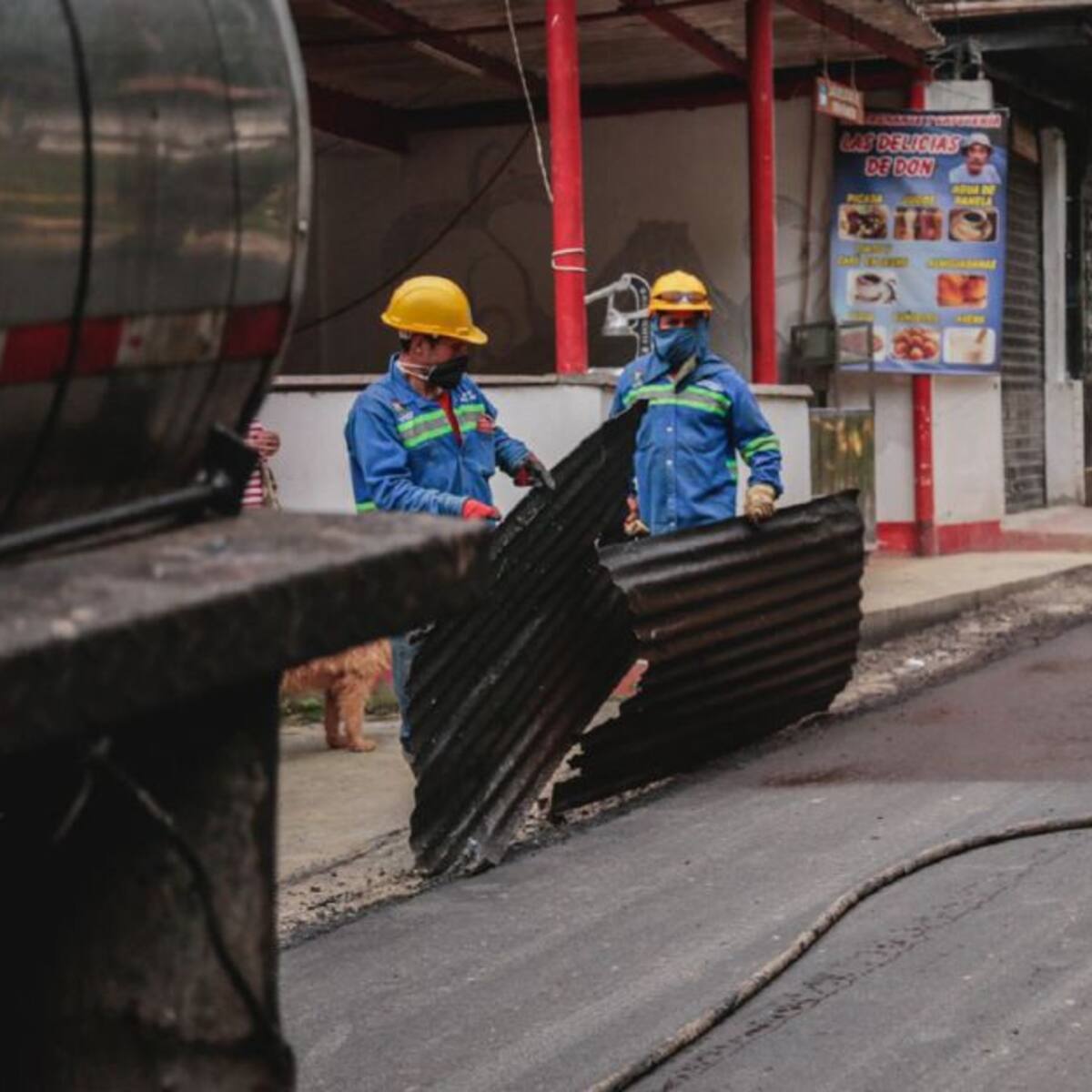 Sigue recuperación vial en el Cañón del Combeima en Ibagué
