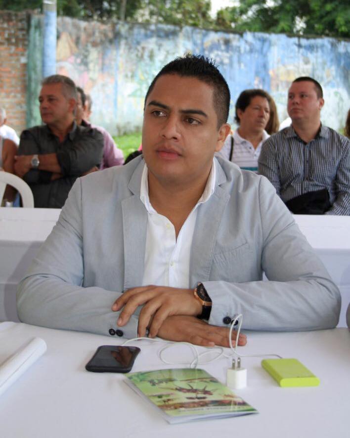 Exconcejal de Armenia, Diego Fernando Fernández Foto: Cortesía Facebook