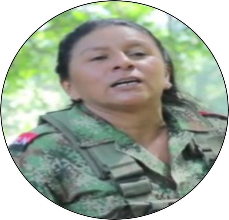Alias Patricia, principal cabecilla del Frente de Guerra Norte del ELN