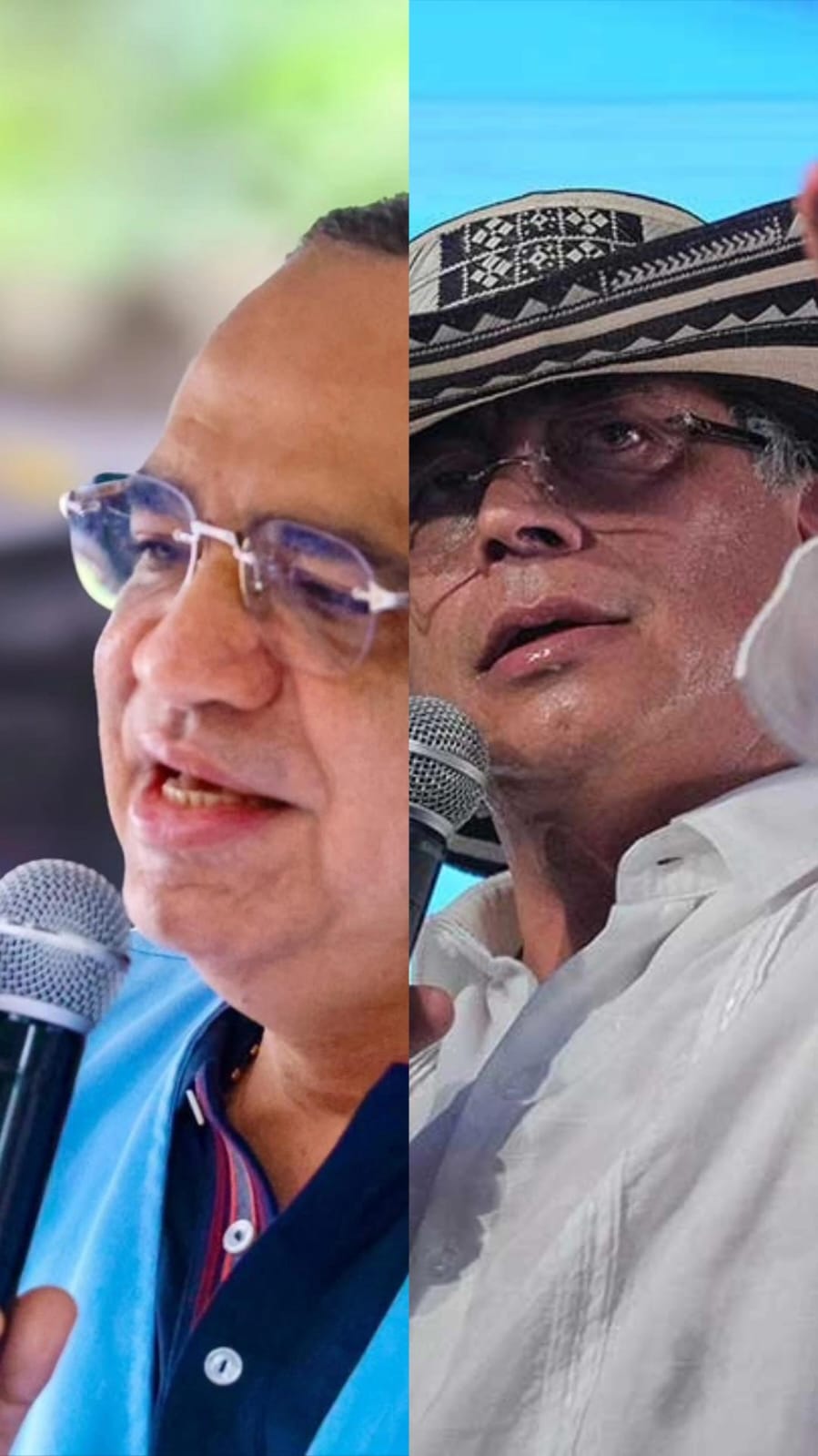 Cruce de trinos entre presidente Petro y alcalde de Santa Marta sobre seguridad y agua en la ciudad/ Alcaldía de Santa Marta- Presidencia de Colombia.