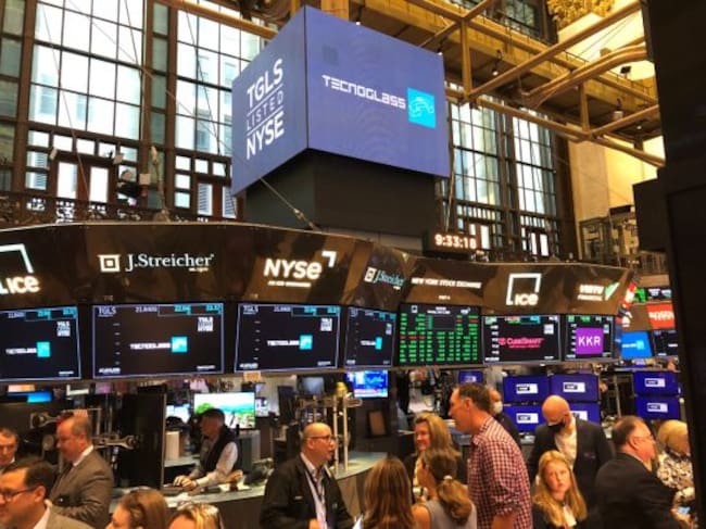 Compañía colombiana Tecnoglass tocó campana en Bolsa de Valores de Nueva York