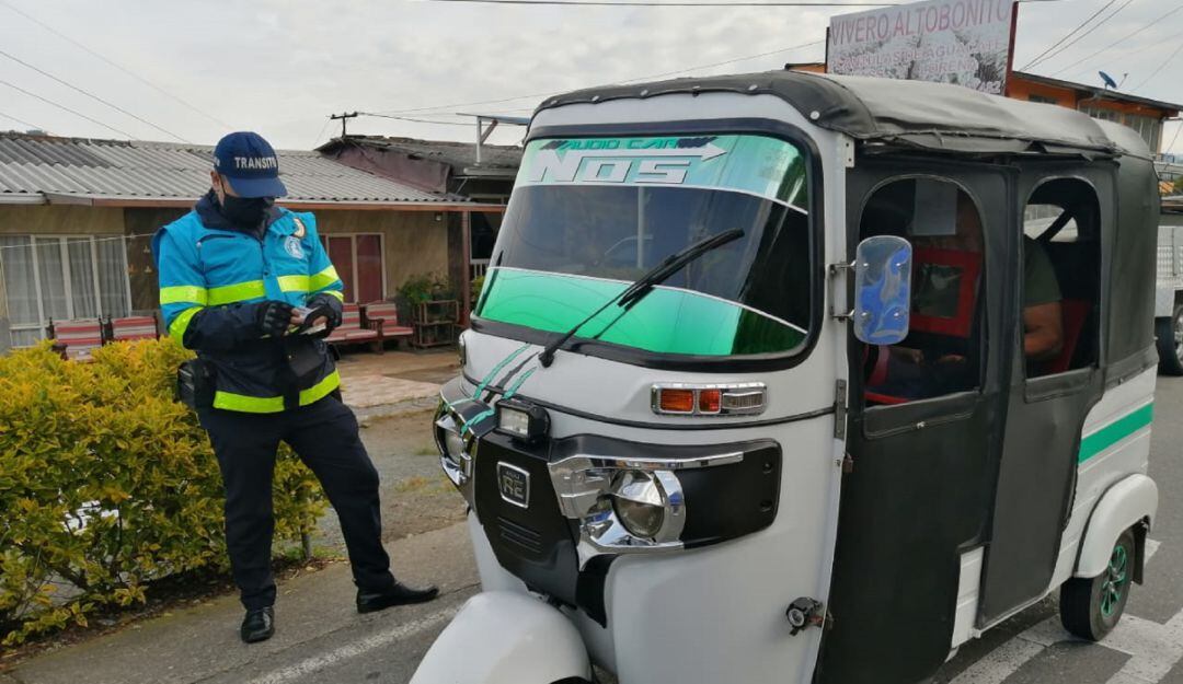 Operativos de control del transporte público