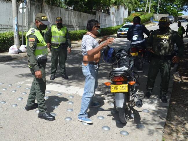34 capturadas por incumplir medidas de restricción en Cartagena