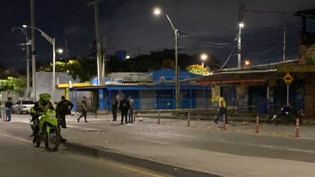 Lugar en donde se registró la masacre de seis personas en el barrio Las Flores, en 2022. Foto: Cortesía.