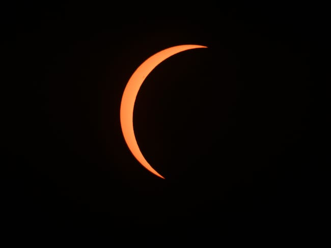 Eclipse solar total desde Palencia, España. (Photo by Leon Neal/Getty Images)