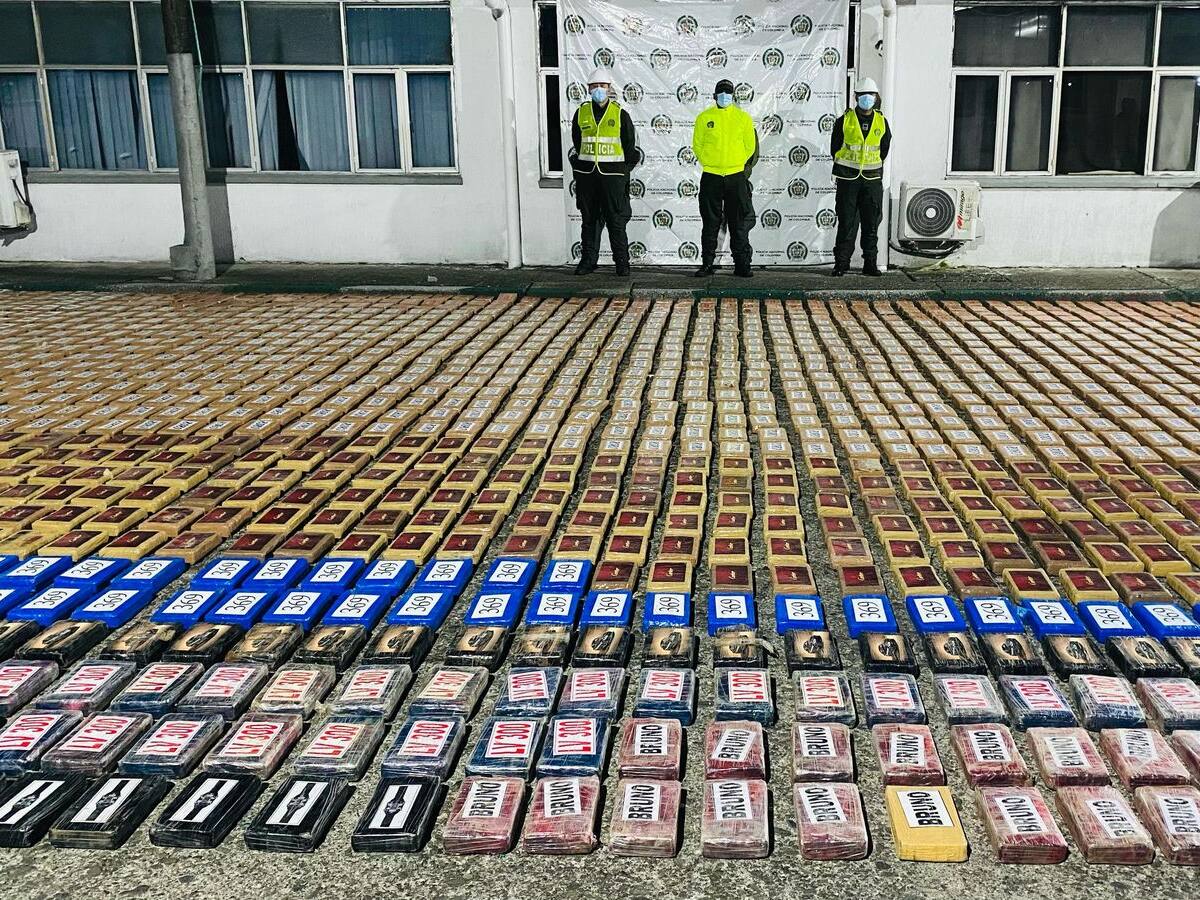 Cargamento de cocaína con destino a México fue incautado en Buenaventura