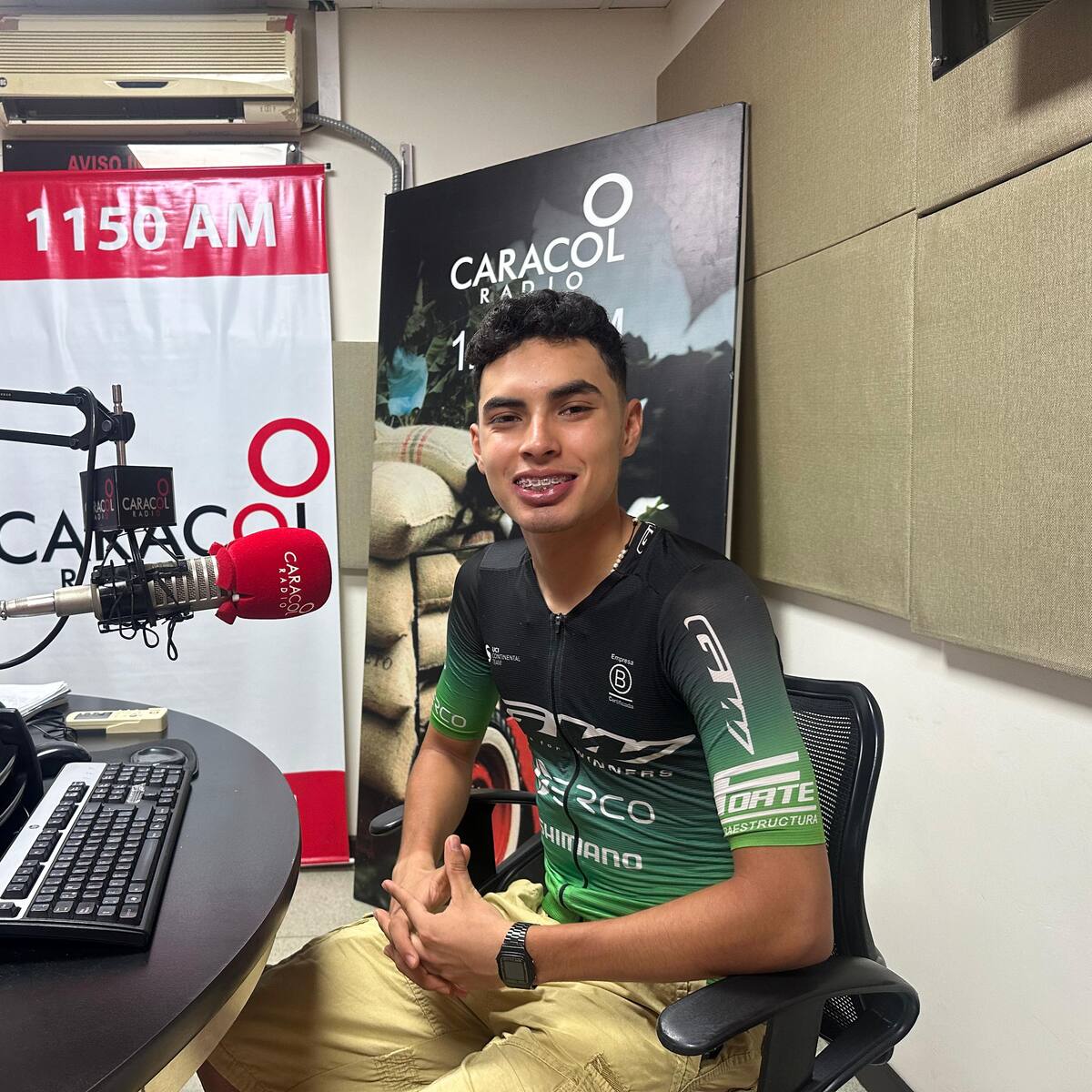Me veo en unos años como un referente del ciclismo en Colombia: Diego Pescador
