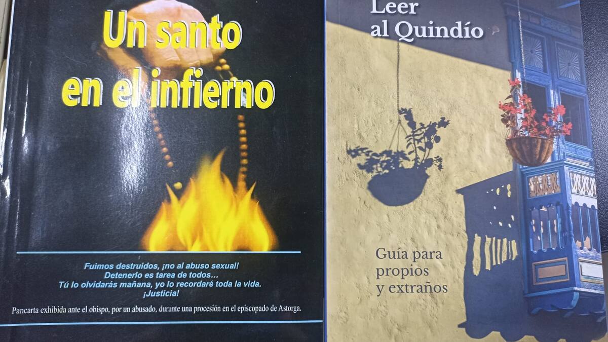 Gonzalo Osorio y Jaime Lopera, escritores quindianos