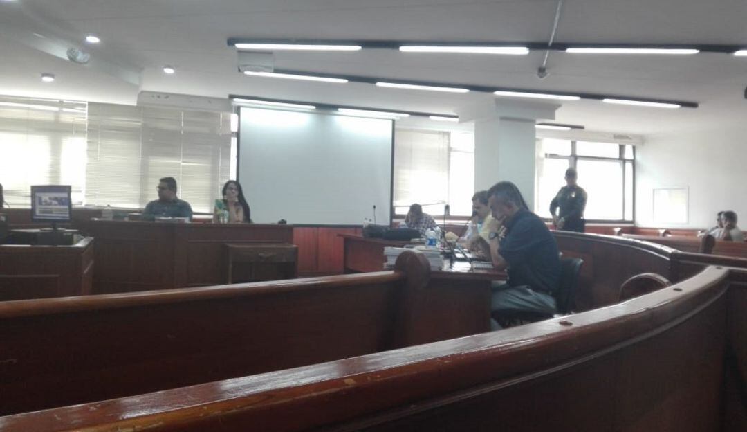 En la sala 1 del palacio de justicia de Armenia se cumplió la diligencia judicial