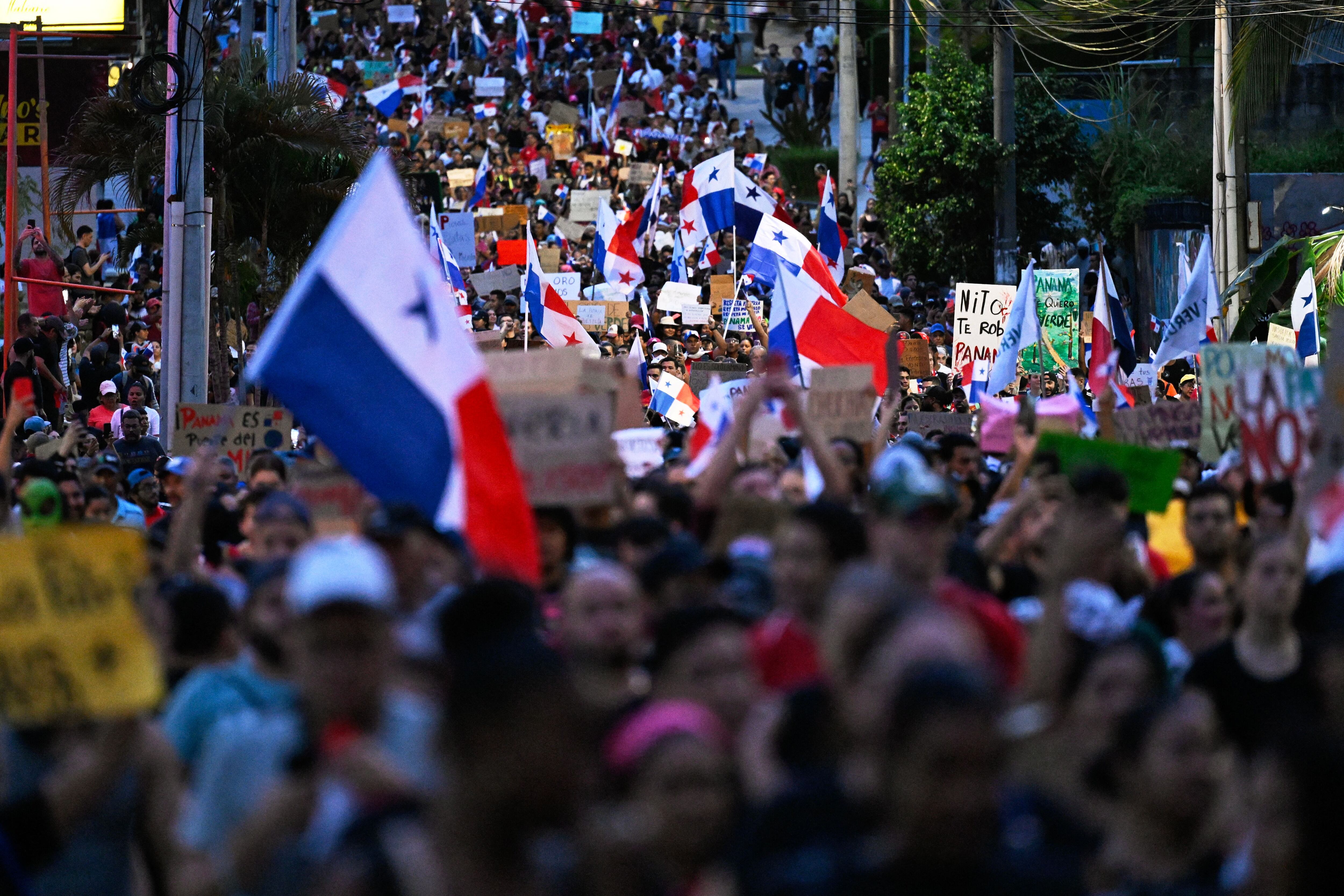 Protestas en Panamá por contrato minero | Foto: GettyImages