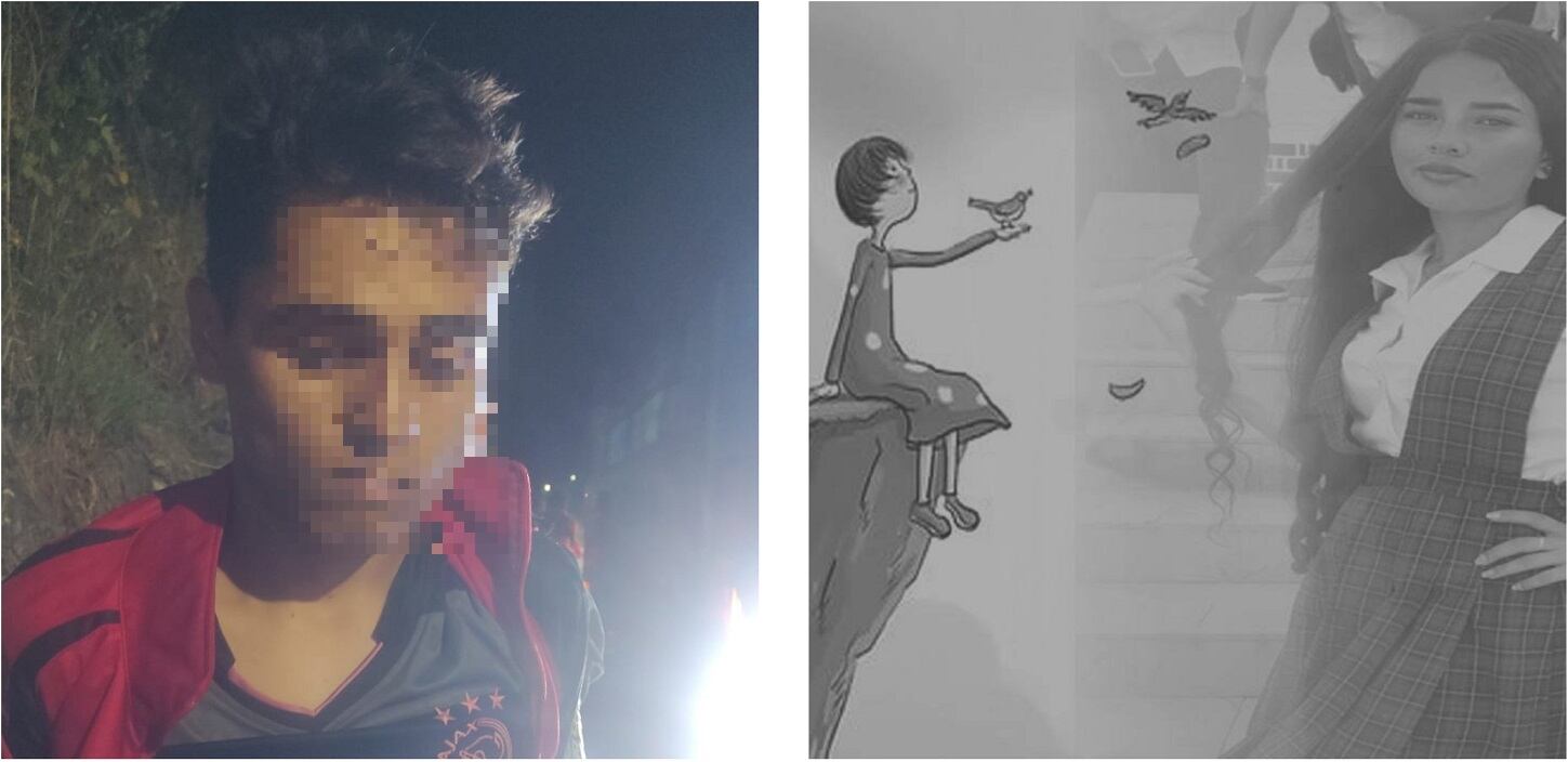 Presunto homicida y joven asesinada en Andes- Foto cortesía