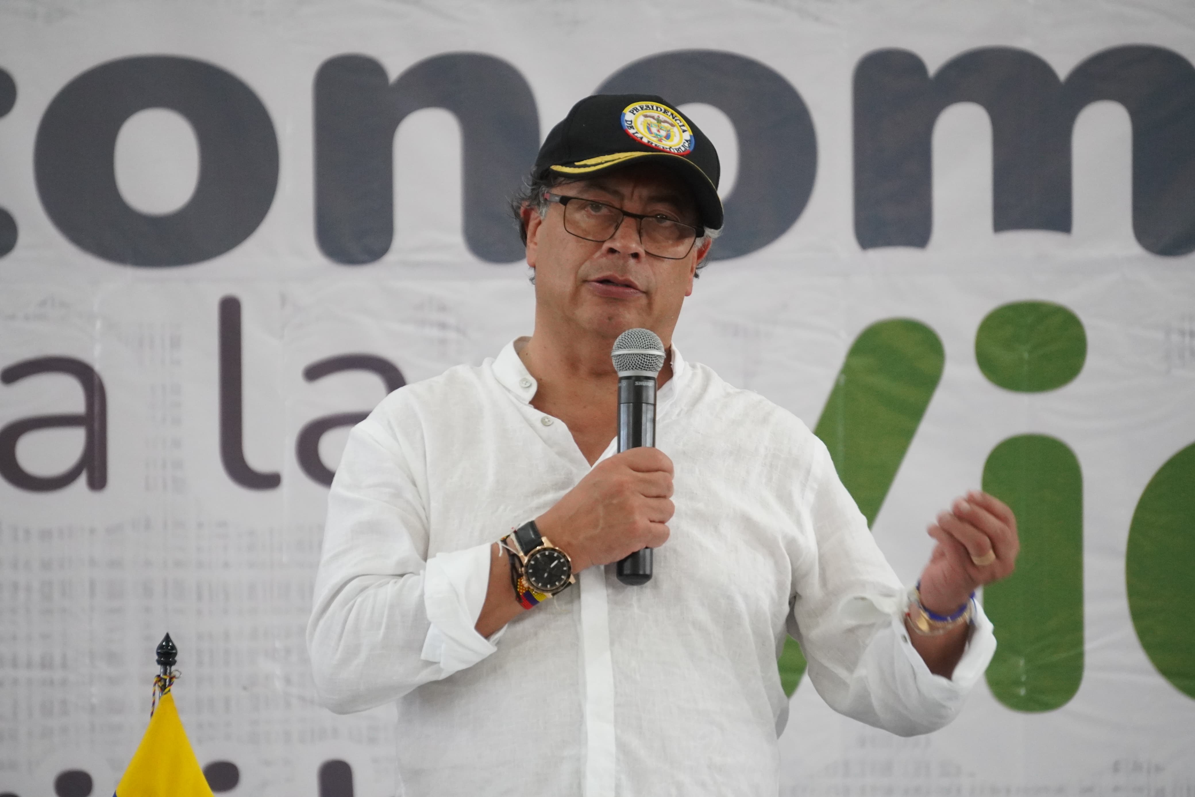 Presidente Gustavo Petro en Nariño. | Foto: Caracol Radio