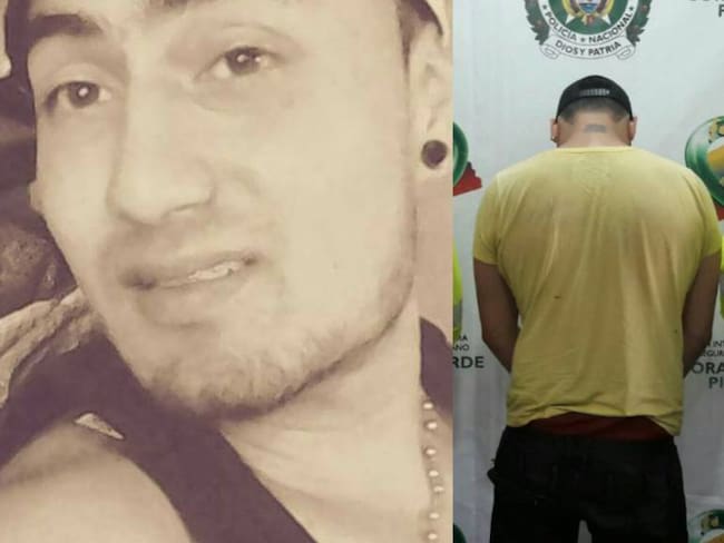 Jhon Faber Muñoz Rivera (izq) el joven asesinado. A la derecha el agresor, quién está detenido y debe responder por el homicidio de su hermano. 
