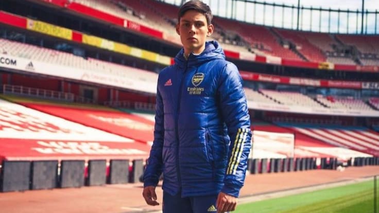 El arquero del Arsenal que sueña con jugar en la Selección Colombia