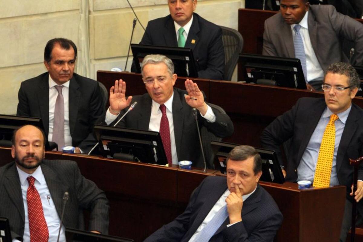 El senador del Polo Democrático Iván Cepeda fue el citante del debate en el Congreso donde pretende demostrar los nexos de Álvaro Uribe con ilegales.