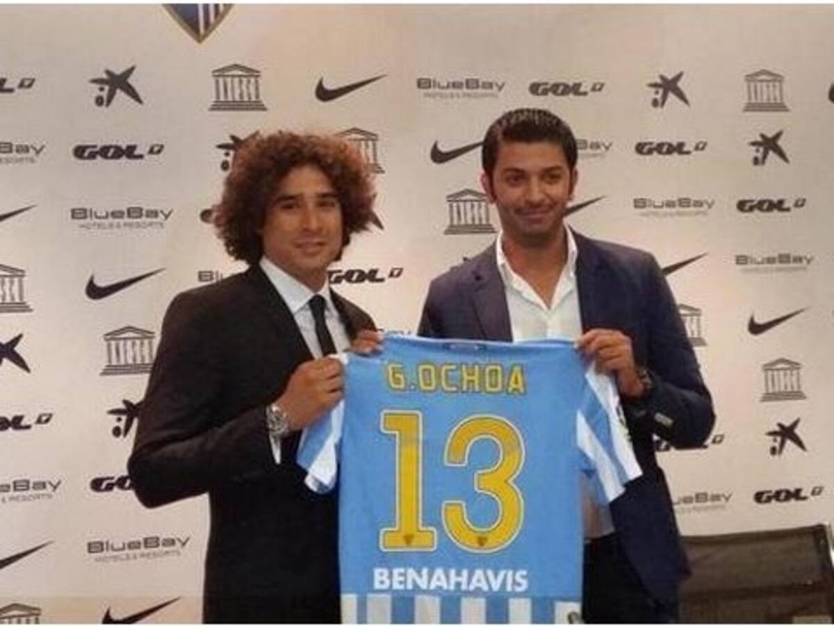 El mexicano Memo Ochoa usará el 13 en el Málaga